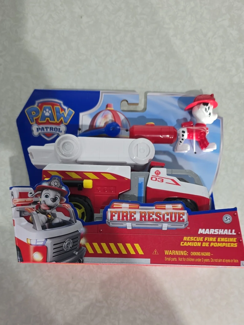 Paw Patrol Marshall Fire Rescue Truck - Red and White NWT
